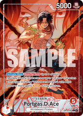 Portgas.D.Ace - OP16-001 - Leader (Alternate Art) - The Time Of Battle