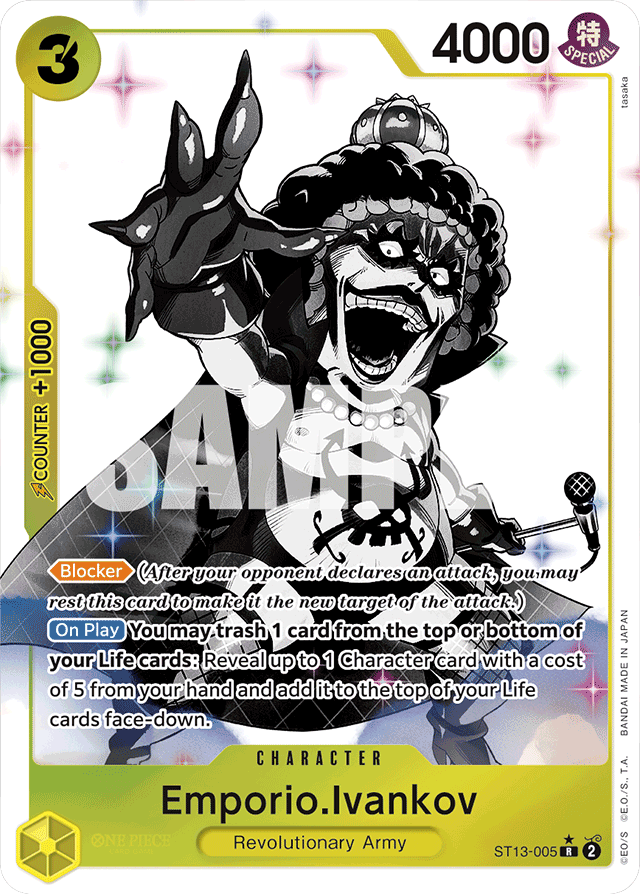 Emporio.Ivankov - ST13-005 - Rare (Alternate Art) - Ultra Deck: The Three Brothers