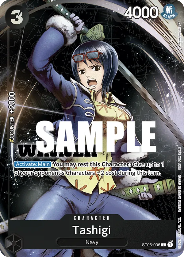 Tashigi - ST06-006 - Common (Winner Stamp) - Absolute Justice
