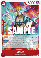 Marco - OP02-018 - Rare (Promotion Pack Alt Art) - Paramount War