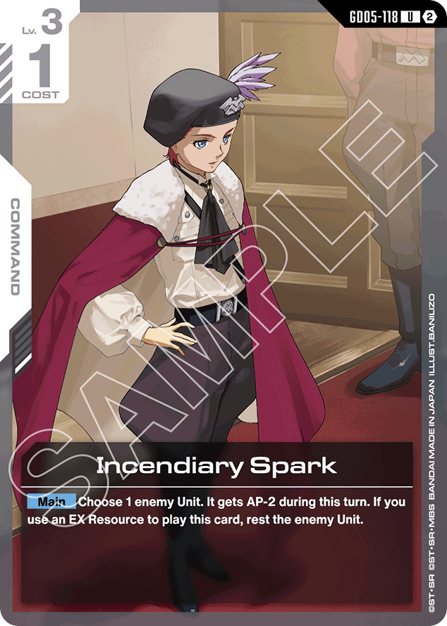 Incendiary Spark - GD05-118 - Uncommon - Freedom Ascension