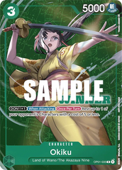 Okiku - OP01-035 - Rare (Winner Stamp) - Romance Dawn