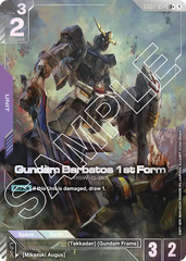 Gundam Barbatos 1st Form - GD02-054 - Legend Rare (Alternate Art) - Dual Impact