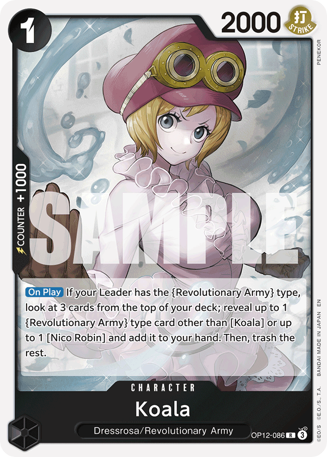 Koala - OP12-086 - Rare - Legacy of the Master