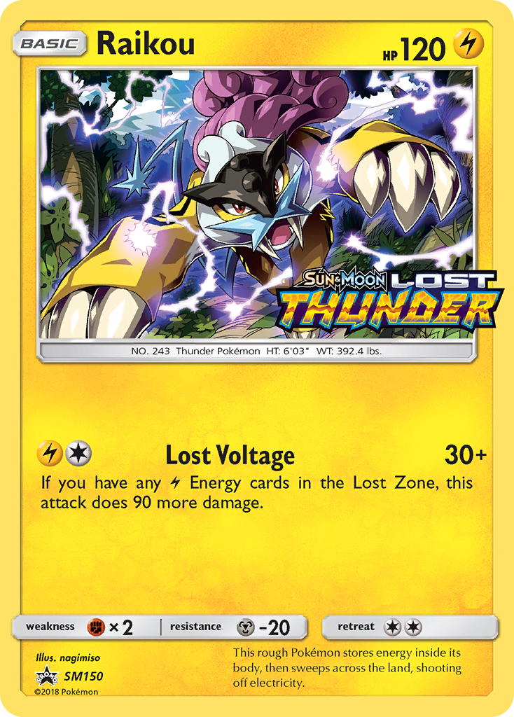 Raikou - SM150 - SM Black Star Promos