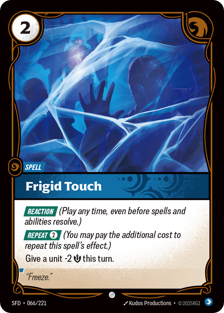 Frigid Touch - 066/221 - Common - Spiritforged