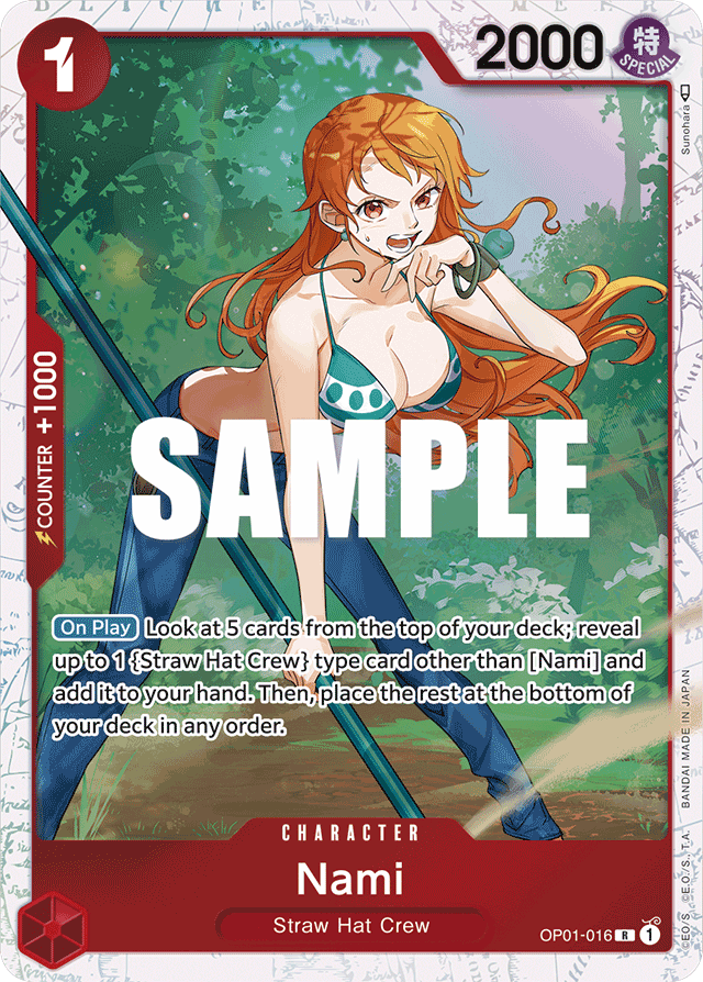 Nami - OP01-016 - Rare (Three Captains Alt Art) - Romance Dawn