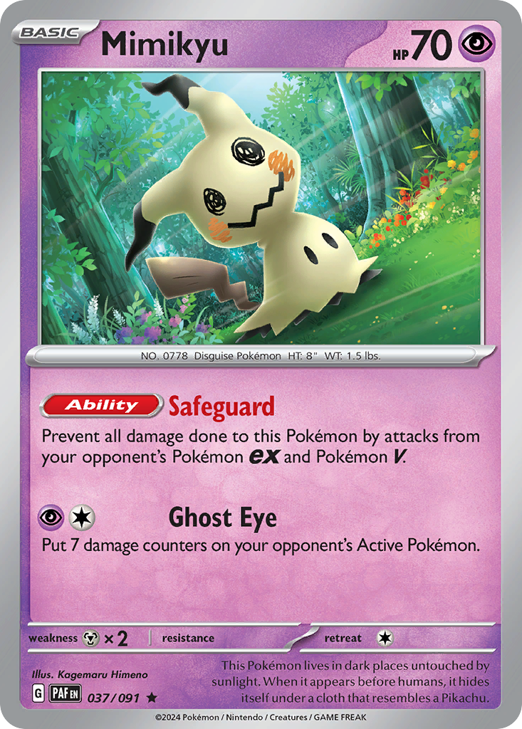 Mimikyu - 37/91 - Paldean Fates
