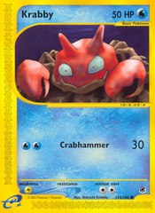Krabby - 115/165 - Expedition Base Set