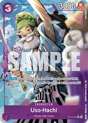 Uso-Hachi - ST18-001 - Common (Alternate Art) - PURPLE Monkey.D.Luffy
