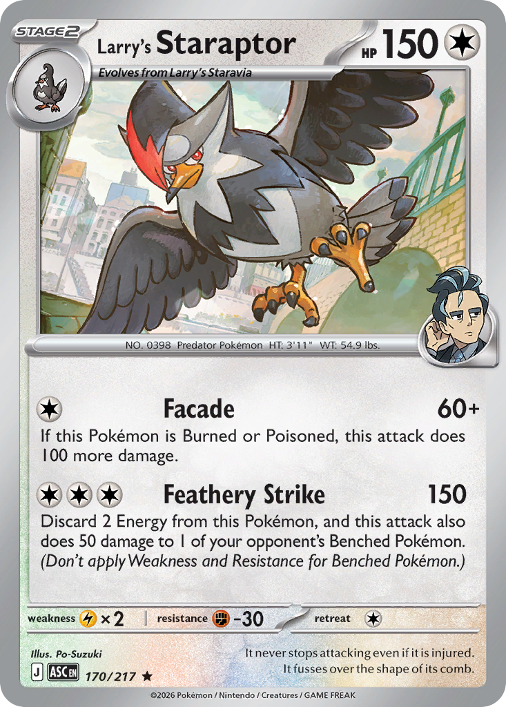 Larry's Staraptor - 170/217 - Ascended Heroes
