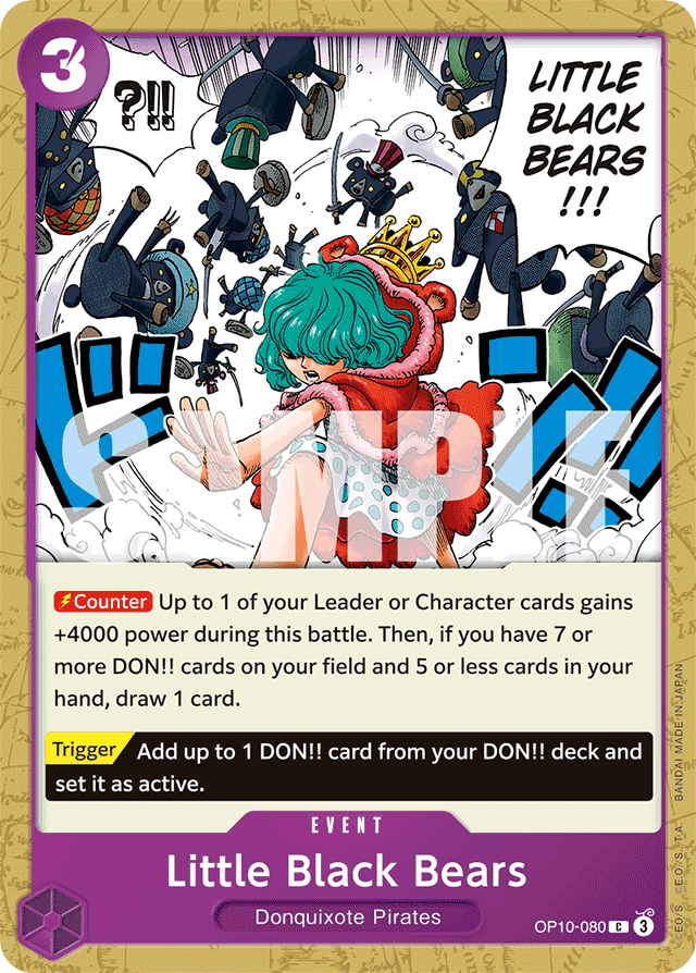 Little Black Bears - OP10-080 - Common - Royal Blood