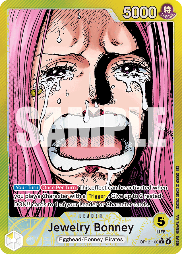 Jewelry Bonney - OP13-100 - Leader (Alternate Art) - Carrying On His Will