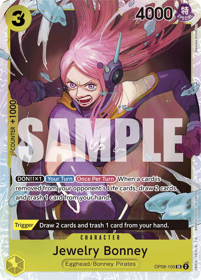 Jewelry Bonney - OP08-105 - Super Rare - Two Legends