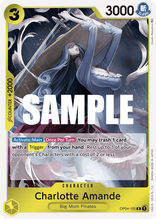 Charlotte Amande - OP04-105 - Rare - Kingdoms of Intrigue