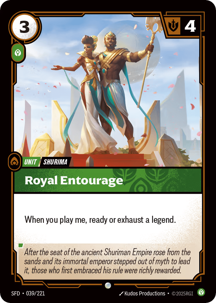 Royal Entourage - 039/221 - Common - Spiritforged