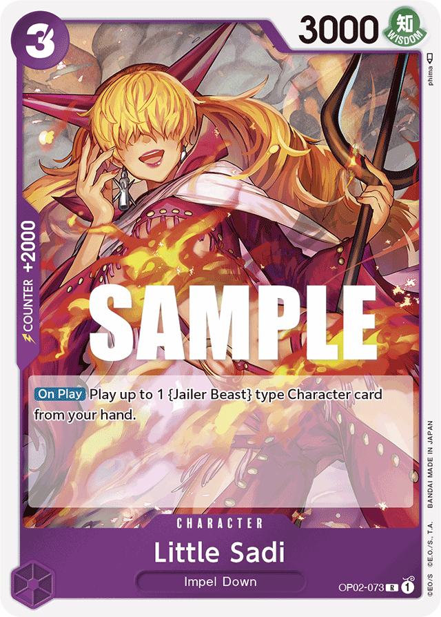 Little Sadi - OP02-073 - Rare - Paramount War