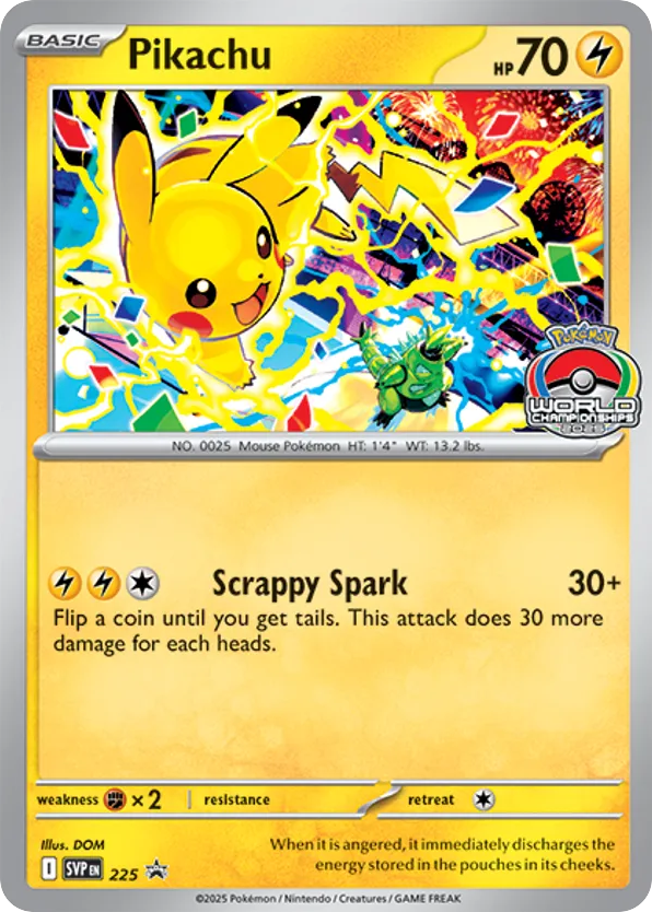 Pikachu - 225 - Scarlet & Violet Black Star Promos