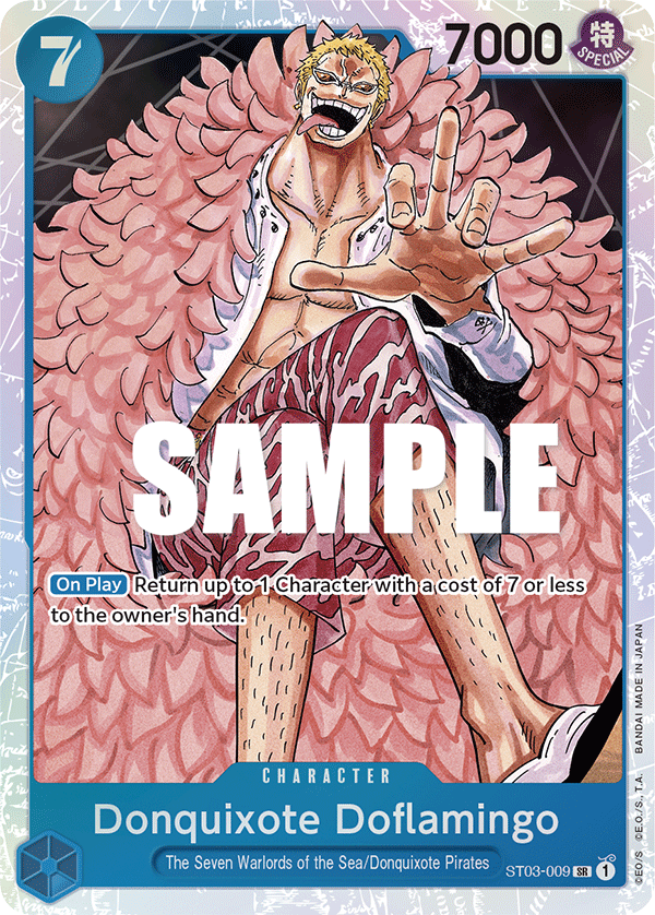 Donquixote Doflamingo - ST03-009 - Super Rare - The Seven Warlords of the Sea