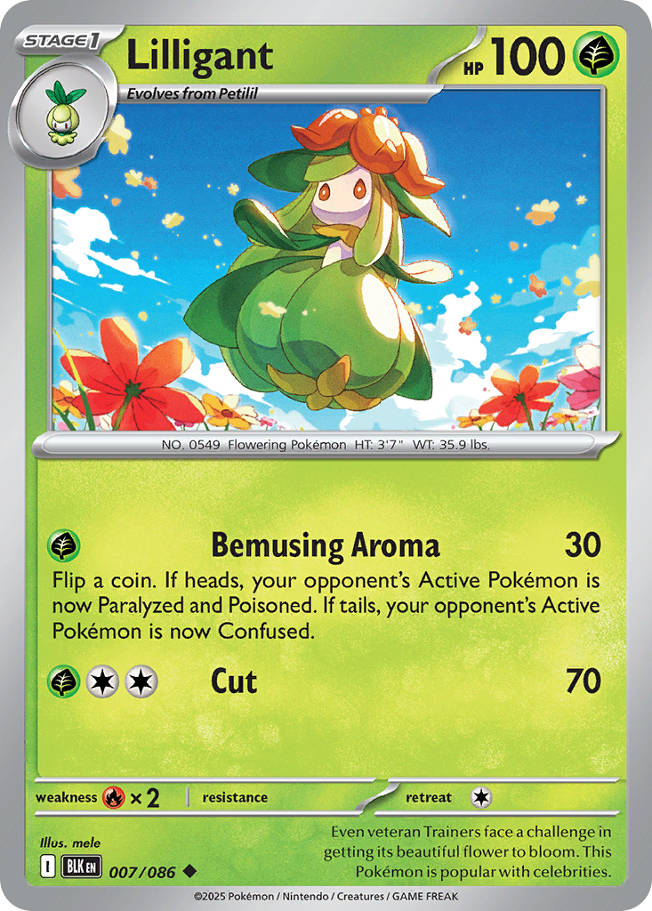 Lilligant - 07/86 - Black Bolt