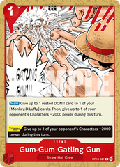 Gum-Gum Gatling Gun - OP13-021 - Common - Carrying On His Will