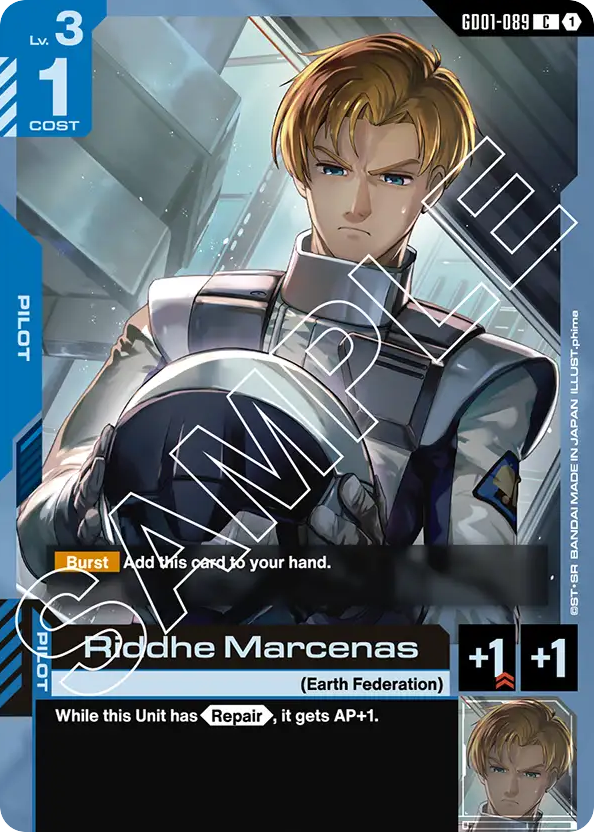 Riddhe Marcenas - GD01-089 - Common - Newtype Rising