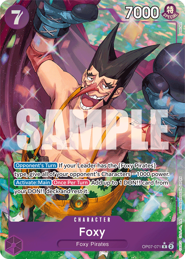 Foxy - OP07-071 - Rare (Alternate Art) - 500 Years In The Future