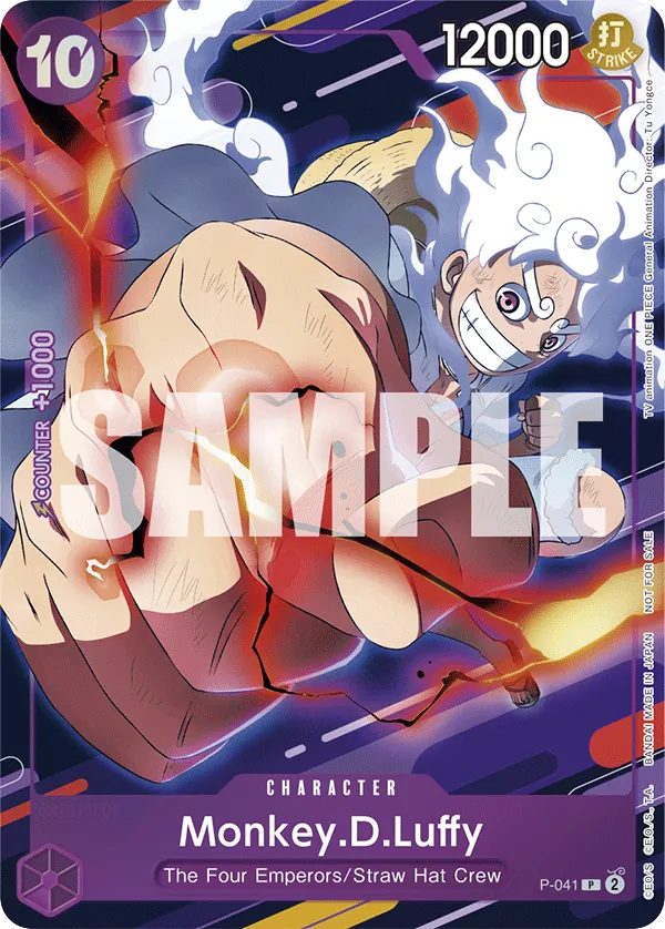 Monkey.D.Luffy - P-041 - Promo (Participant Alt Art) - Promos