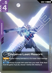 Decisive Last Resort - GD02-111 - Rare - Dual Impact