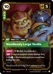 Needlessly Large Yordle - 055/221 - Rare - Spiritforged