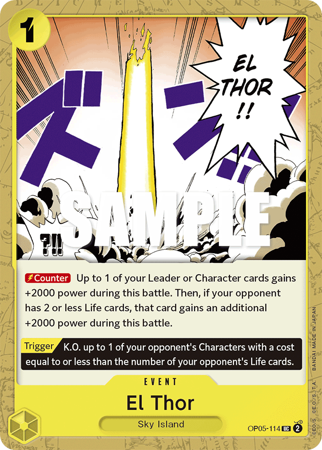 El Thor - OP05-114 - Uncommon - Awakening of the New Era