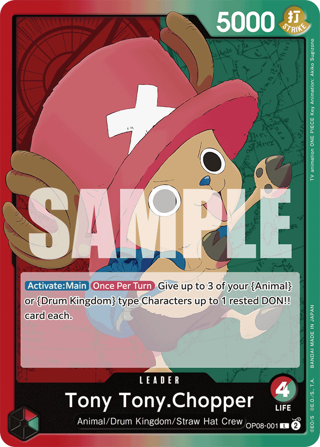 Tony Tony.Chopper - OP08-001 - Leader - Two Legends