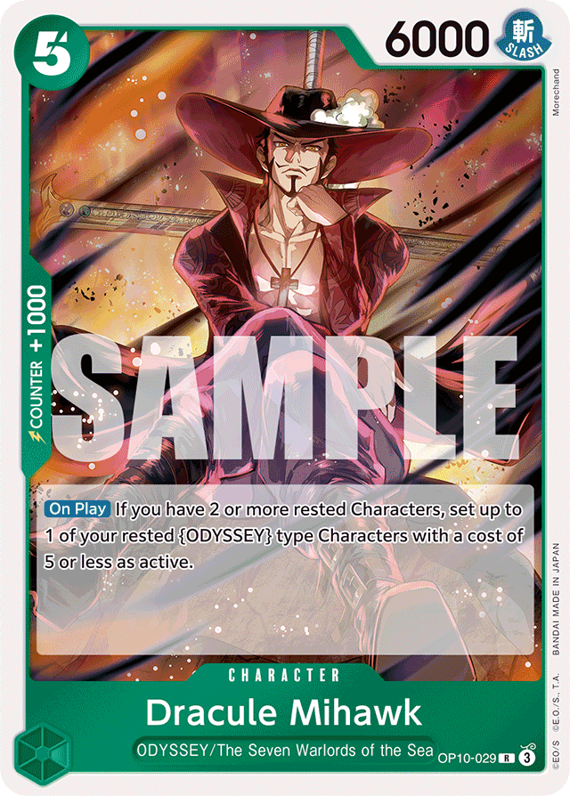 Dracule Mihawk - OP10-029 - Rare - Royal Blood