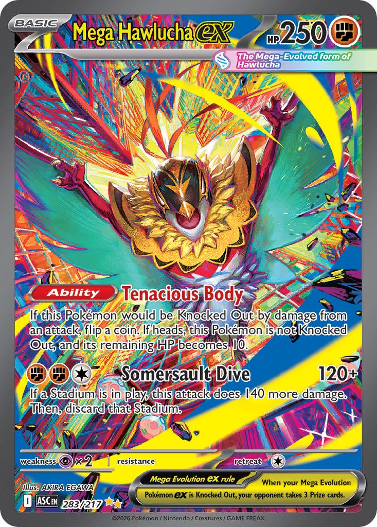 Mega Hawlucha ex - 283/217 - Ascended Heroes
