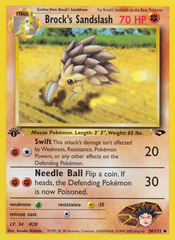 Brock's Sandslash - 036/132 - Gym Challenge