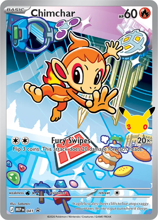 Chimchar - 041 - Mega Evolution Black Star Promos