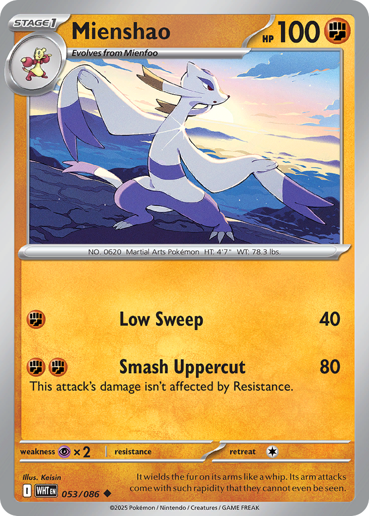 Mienshao - 53/86 - White Flare