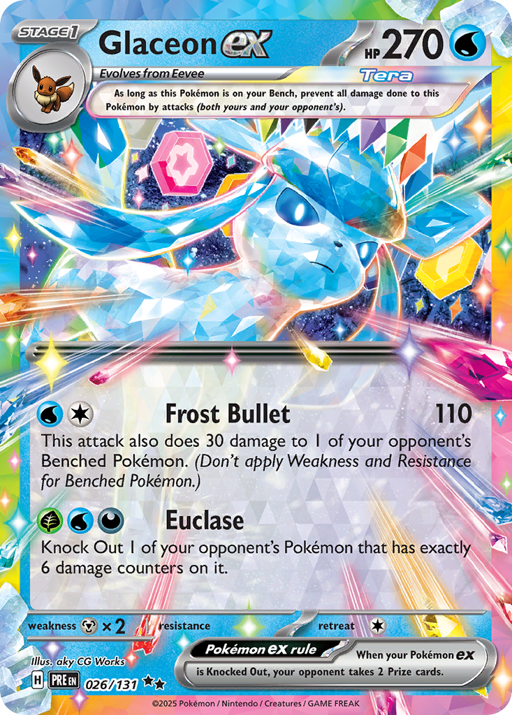 Glaceon ex - 026/131 - Prismatic Evolutions