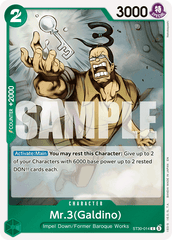Mr.3(Galdino) - ST30-014 - Common - Luffy & Ace