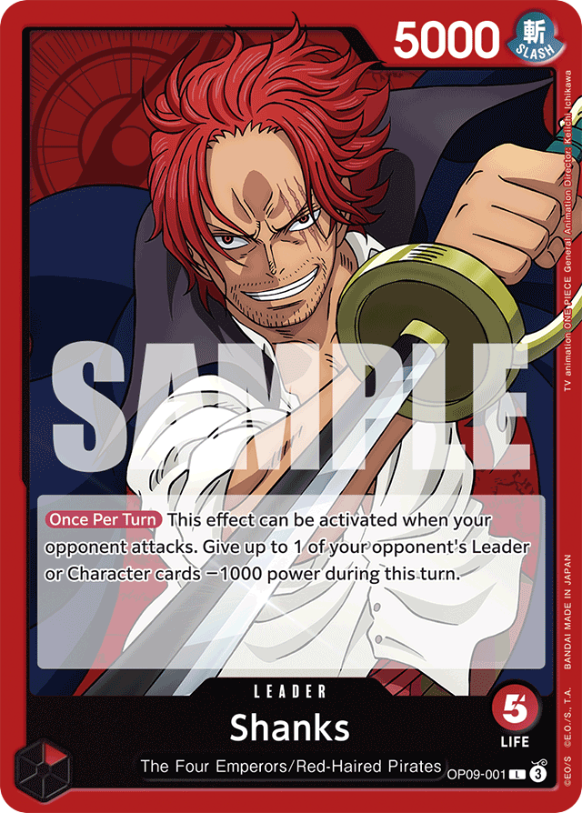 Shanks - OP09-001 - Leader - Emperors In The New World