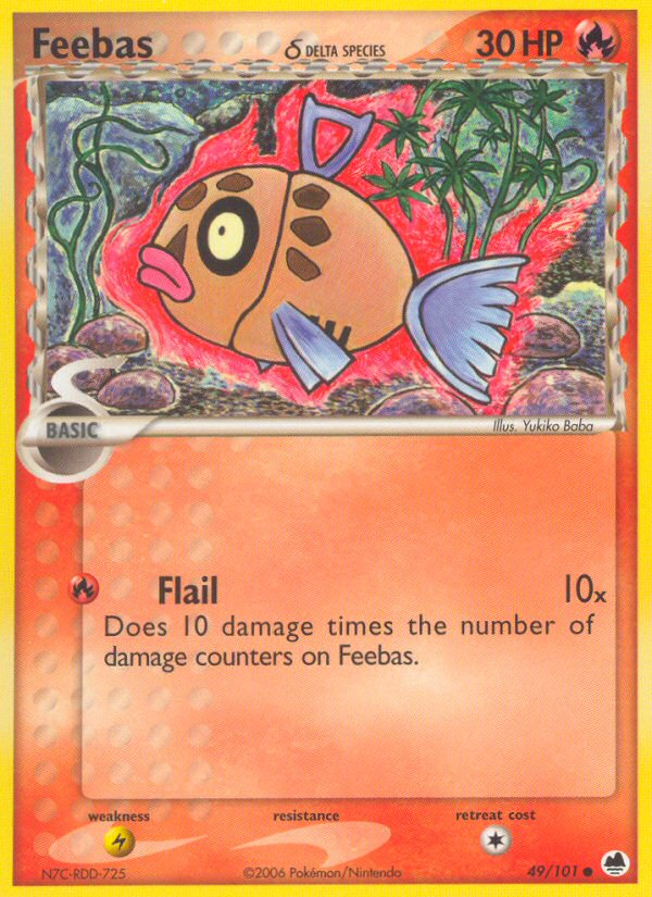 Feebas δ - 049/101 - Dragon Frontiers