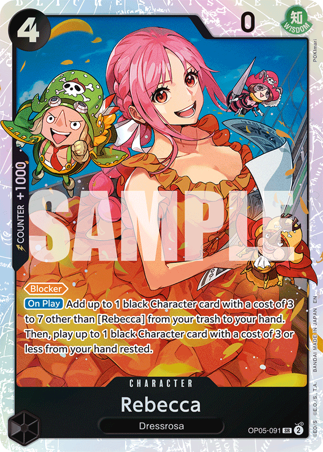 Rebecca - OP05-091 - Super Rare (Reprint) - Awakening of the New Era