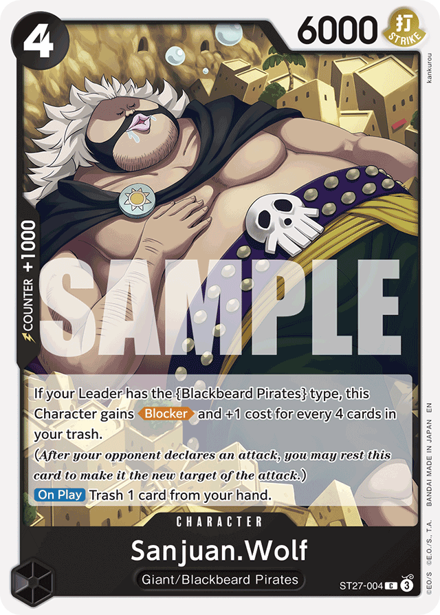 Sanjuan.Wolf - ST27-004 - Common - BLACK Marshall.D.Teach
