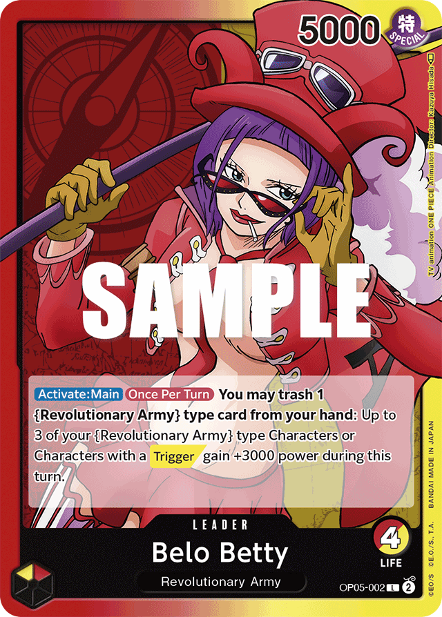 Belo Betty - OP05-002 - Leader - Awakening of the New Era