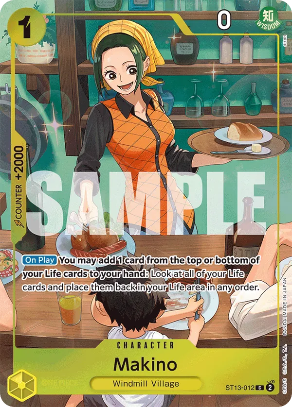 Makino - ST13-012 - Common (Best Selection Vol3Alt Art) - Ultra Deck: The Three Brothers