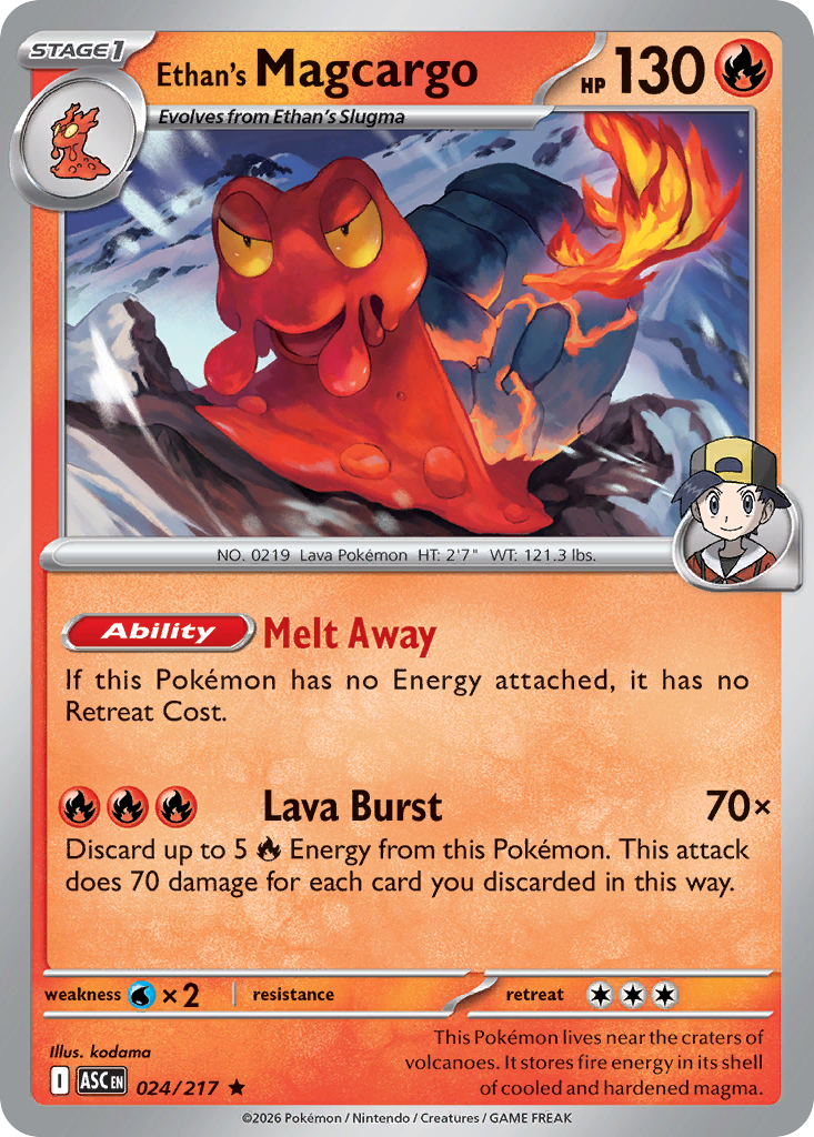 Ethan's Magcargo - 024/217 - Ascended Heroes