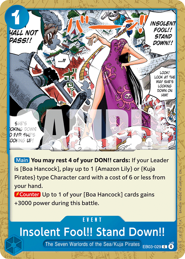 Insolent Fool!! Stand Down!! - EB03-029 - Common - Heroines Edition