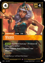 Qiyana, Victorious - 155/298 - Rare - Origins