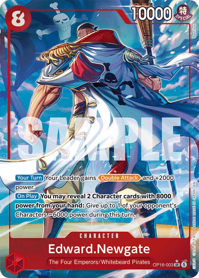 Edward.Newgate - OP16-003 - Super Rare (Alternate Art) - The Time Of Battle