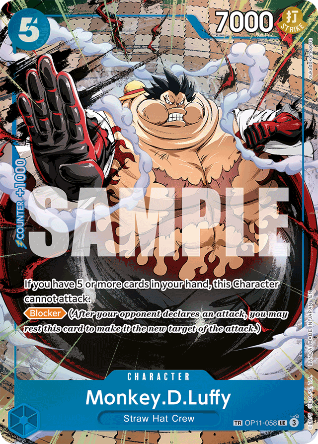 Monkey.D.Luffy - OP11-058 - Unknown (Treasure Rare) - A Fist Of Divine Speed